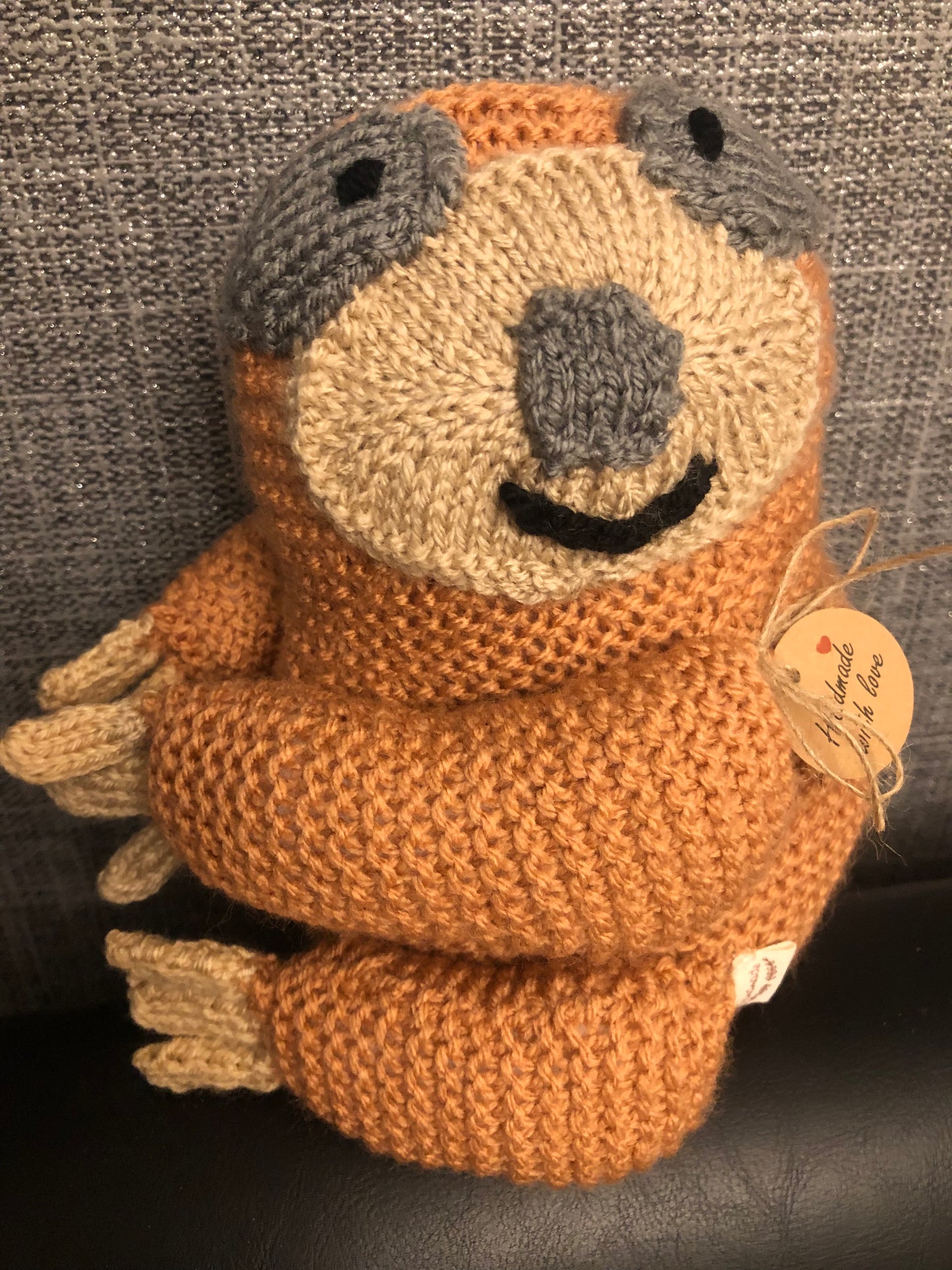Sleepy Knitted Sloth