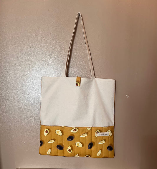 Avocado Crush Padded Tote Bag