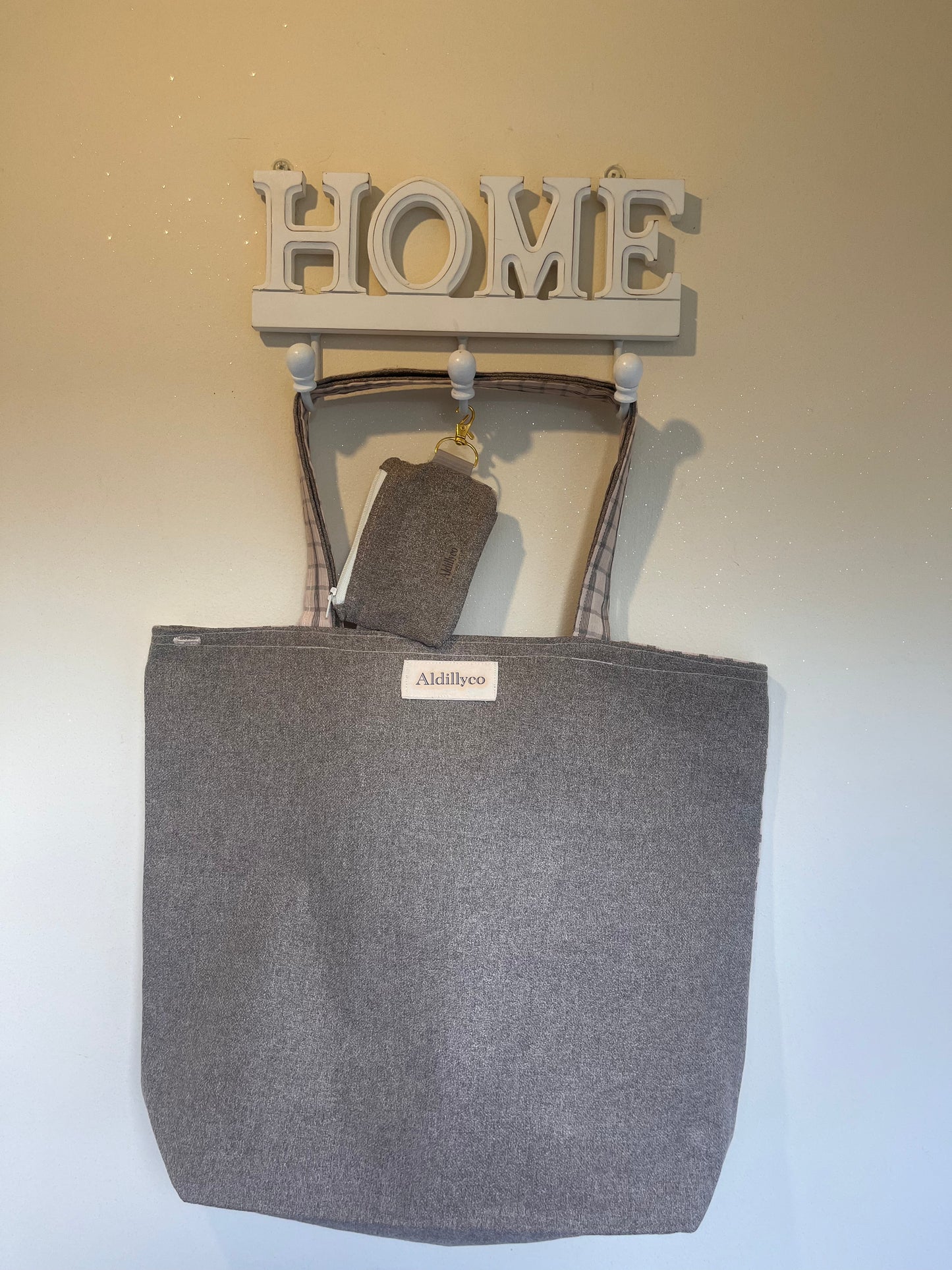 The Rustic Plaid Reversible Tote Bag