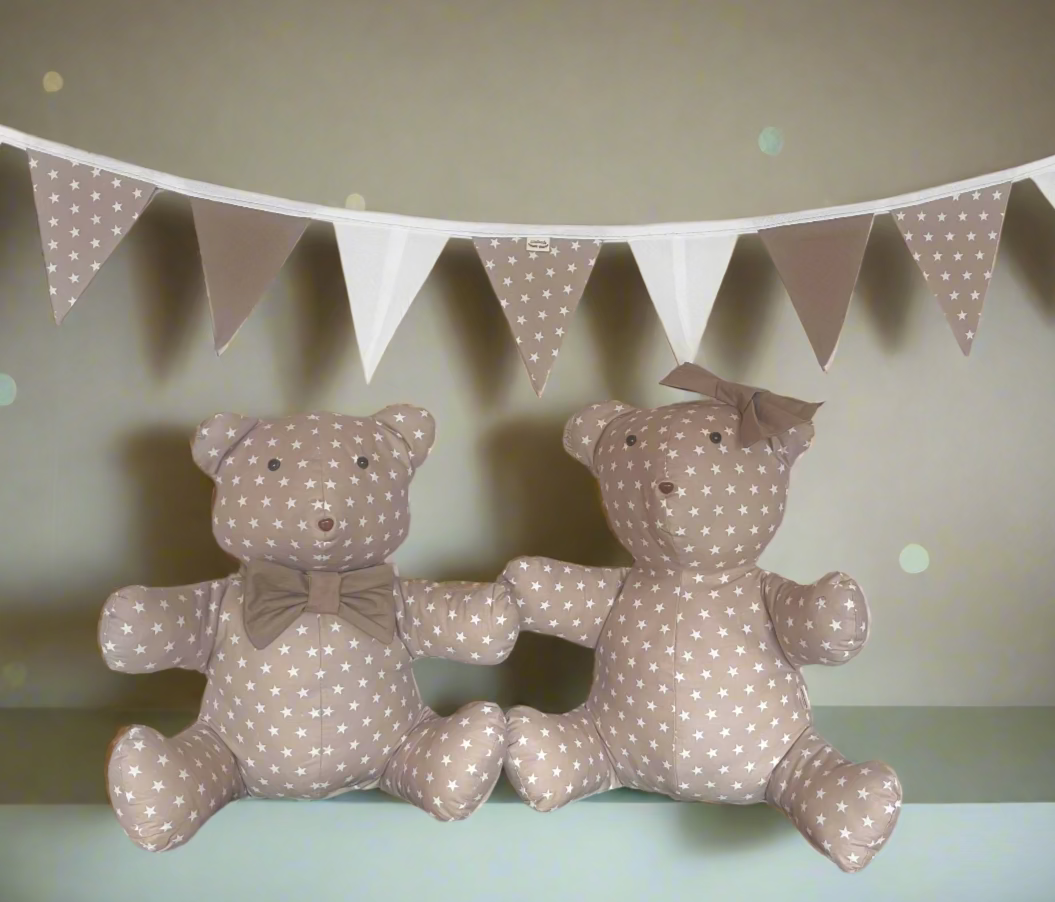 Starlight & Snuggles Bow-Tie Stuffed Bear