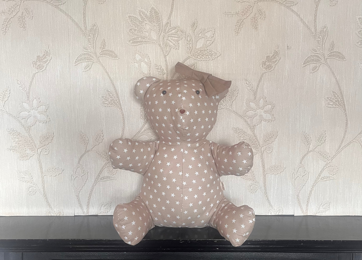 Starlight & Snuggles Hair-Bow Stuffed Bear