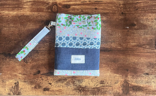 Blue Repurposed Reader Kindle Case