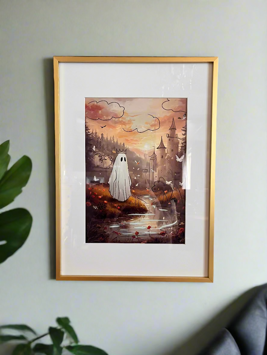 Doodle Ghost Print