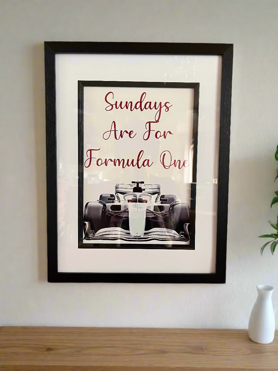 Sundays Are For F1 Print