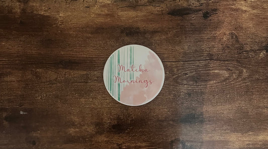 Matcha Mornings Coaster