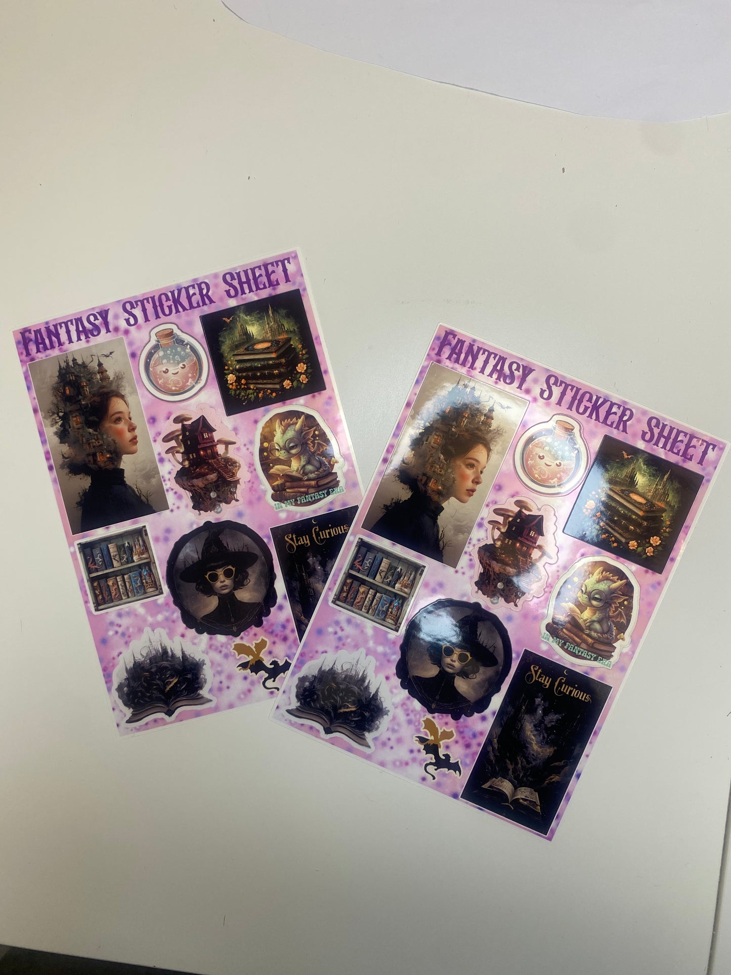Fantasy Inspired Sticker Sheet