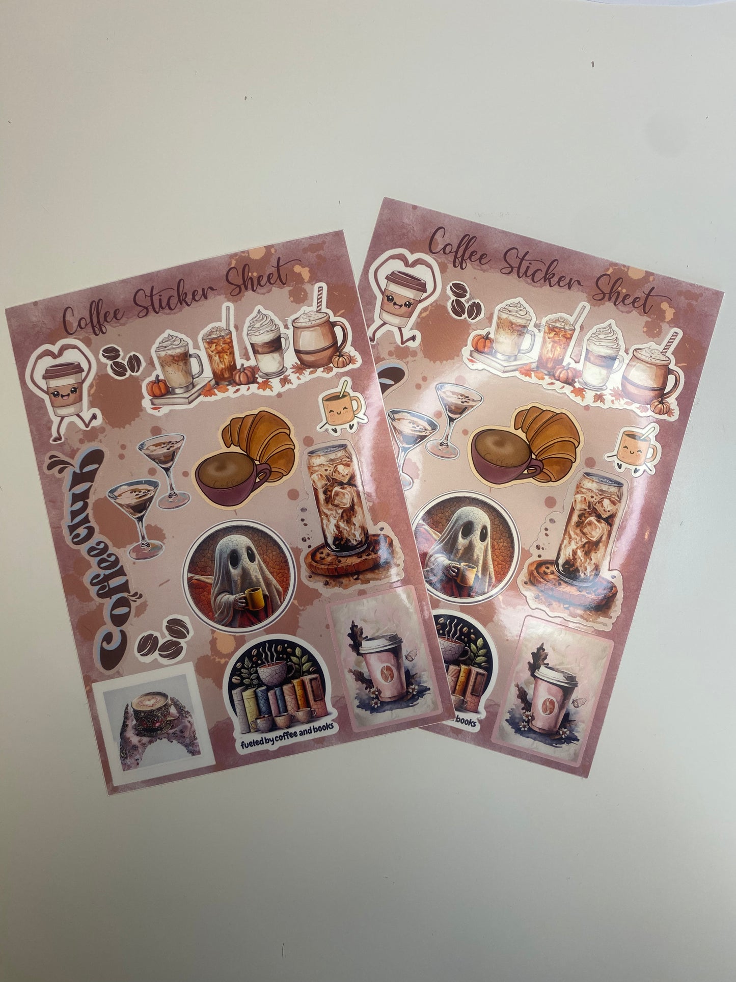 Coffee Inspired Sticker Sheet