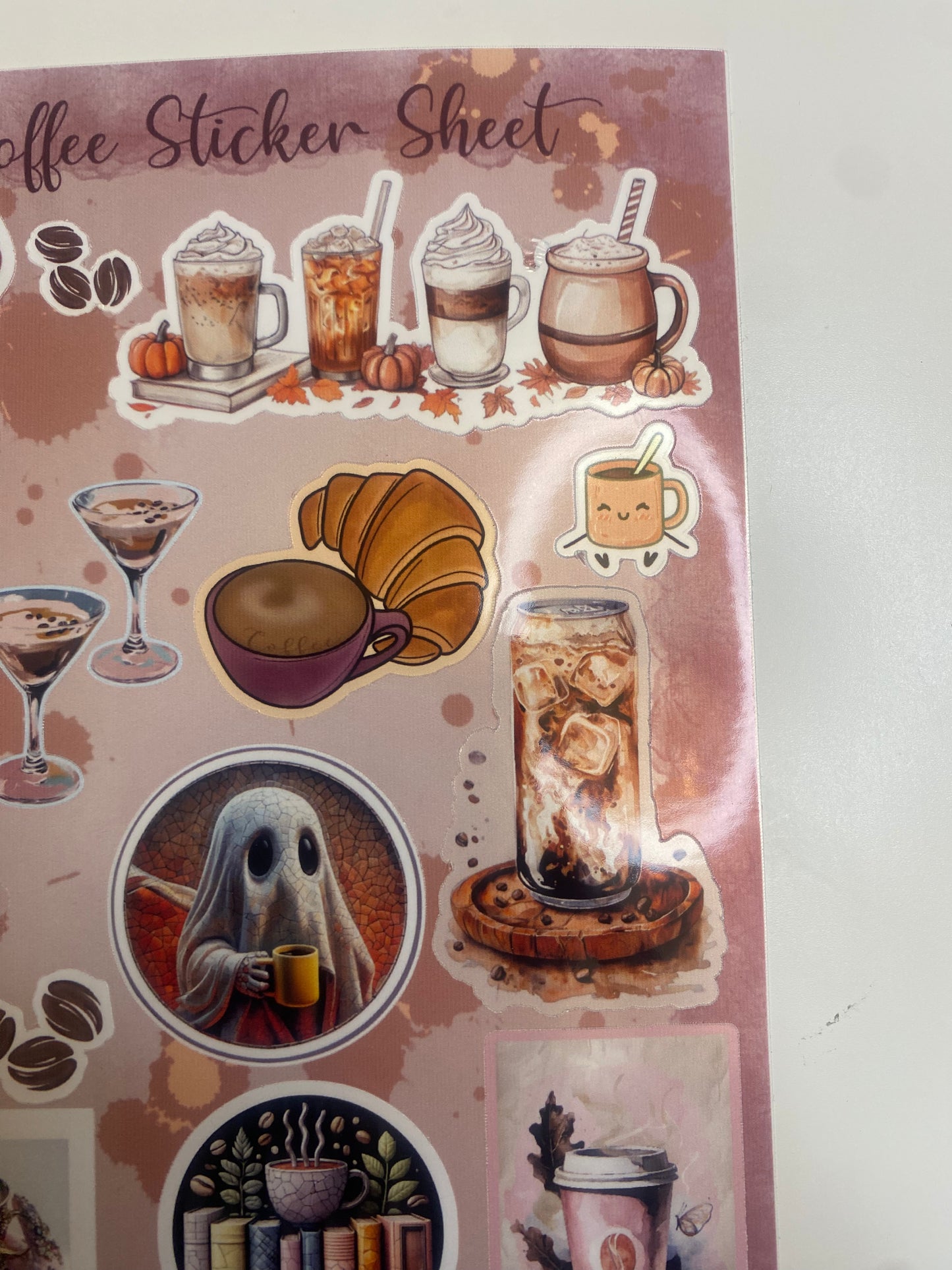 Coffee Inspired Sticker Sheet