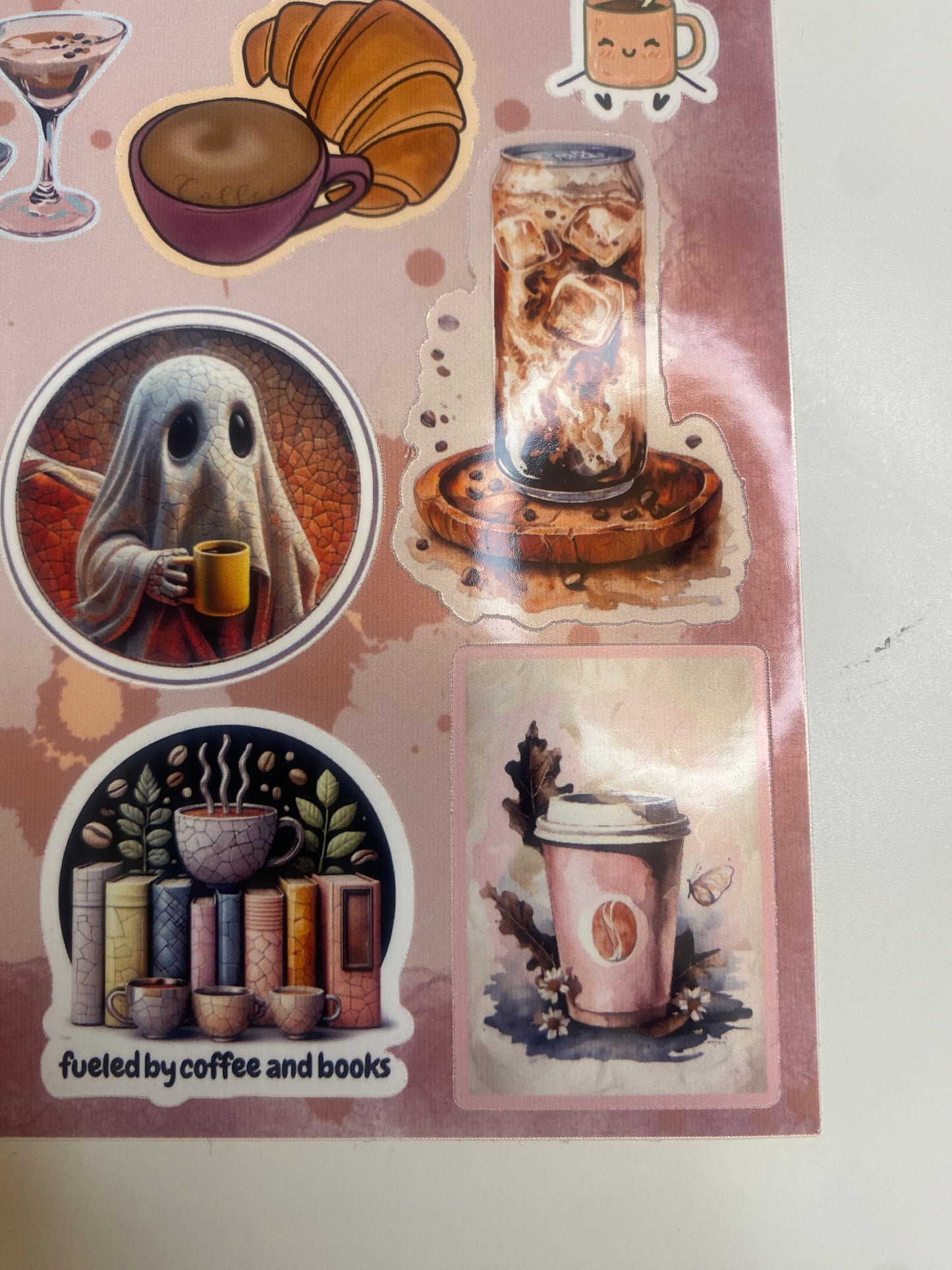 Coffee Inspired Sticker Sheet