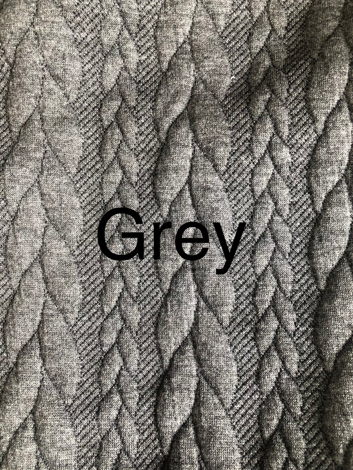 Jersey Cable Knit  Dachshund Jumper