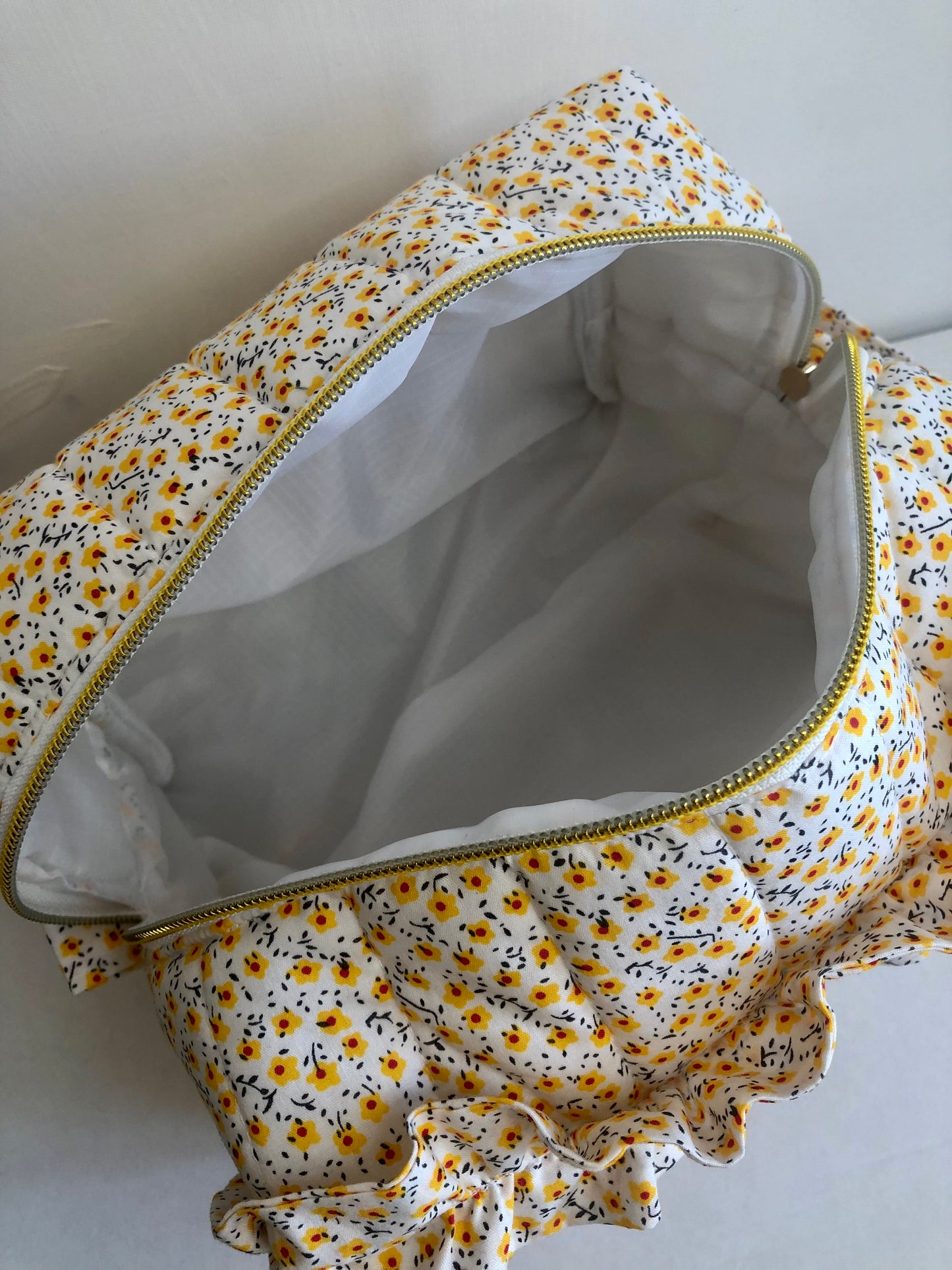 Yellow Ditsy Frill Makeup