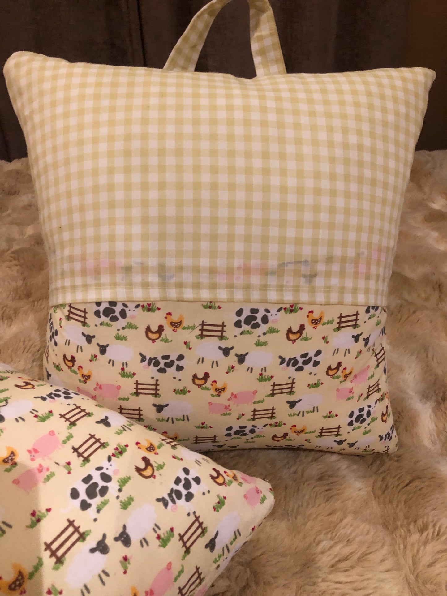 Farmyard Book Cushion