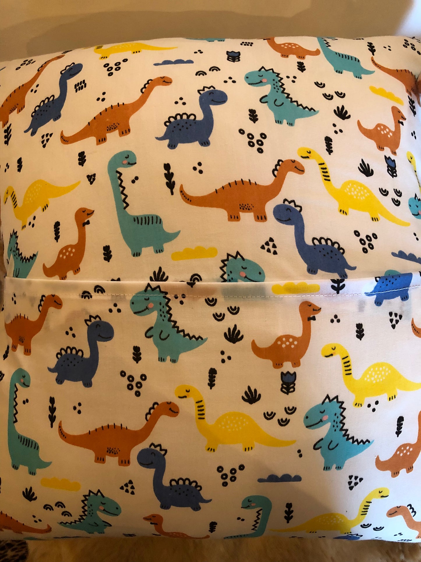 Dinosaur Book Cushion