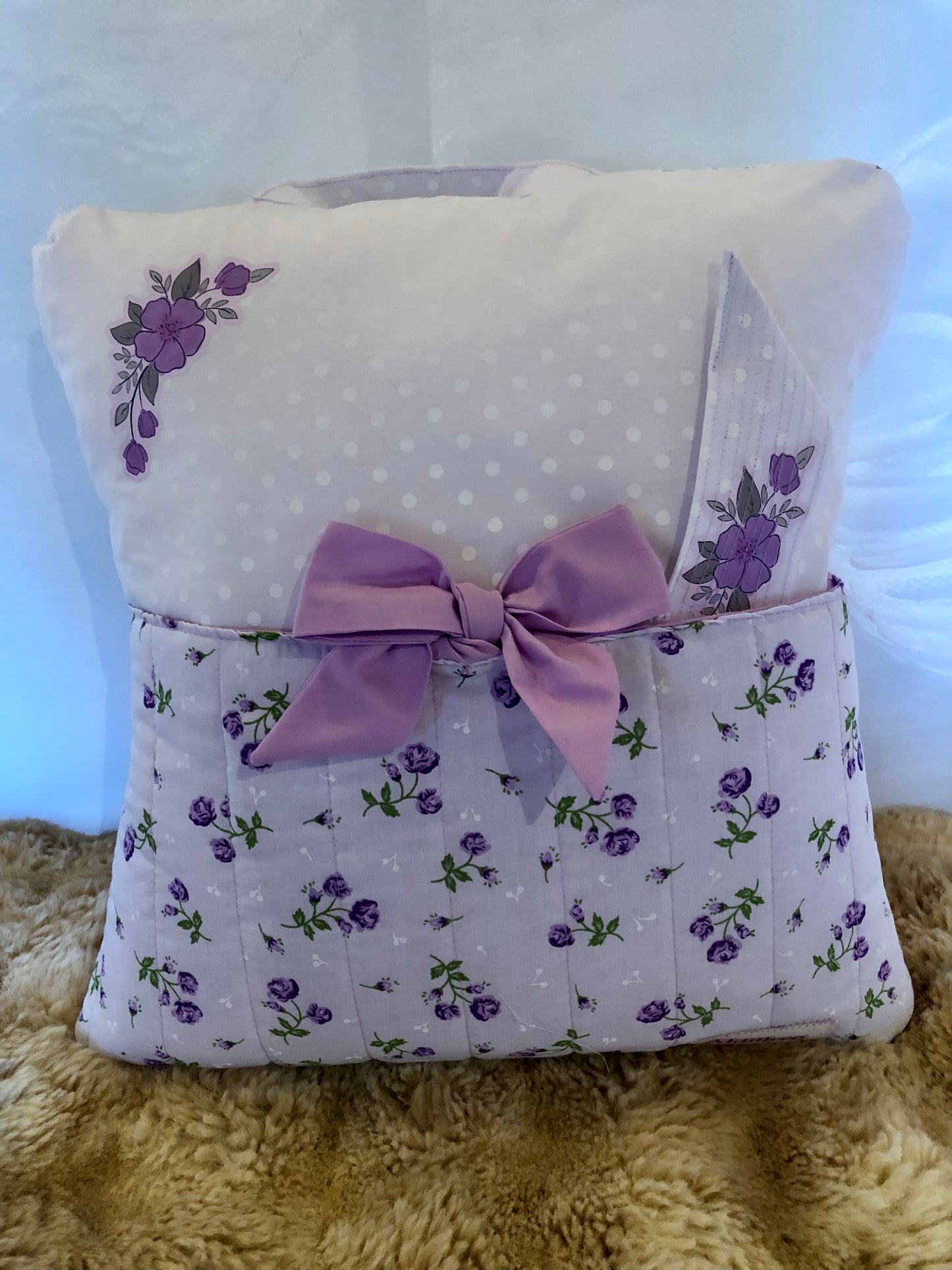 Floral Book cushion