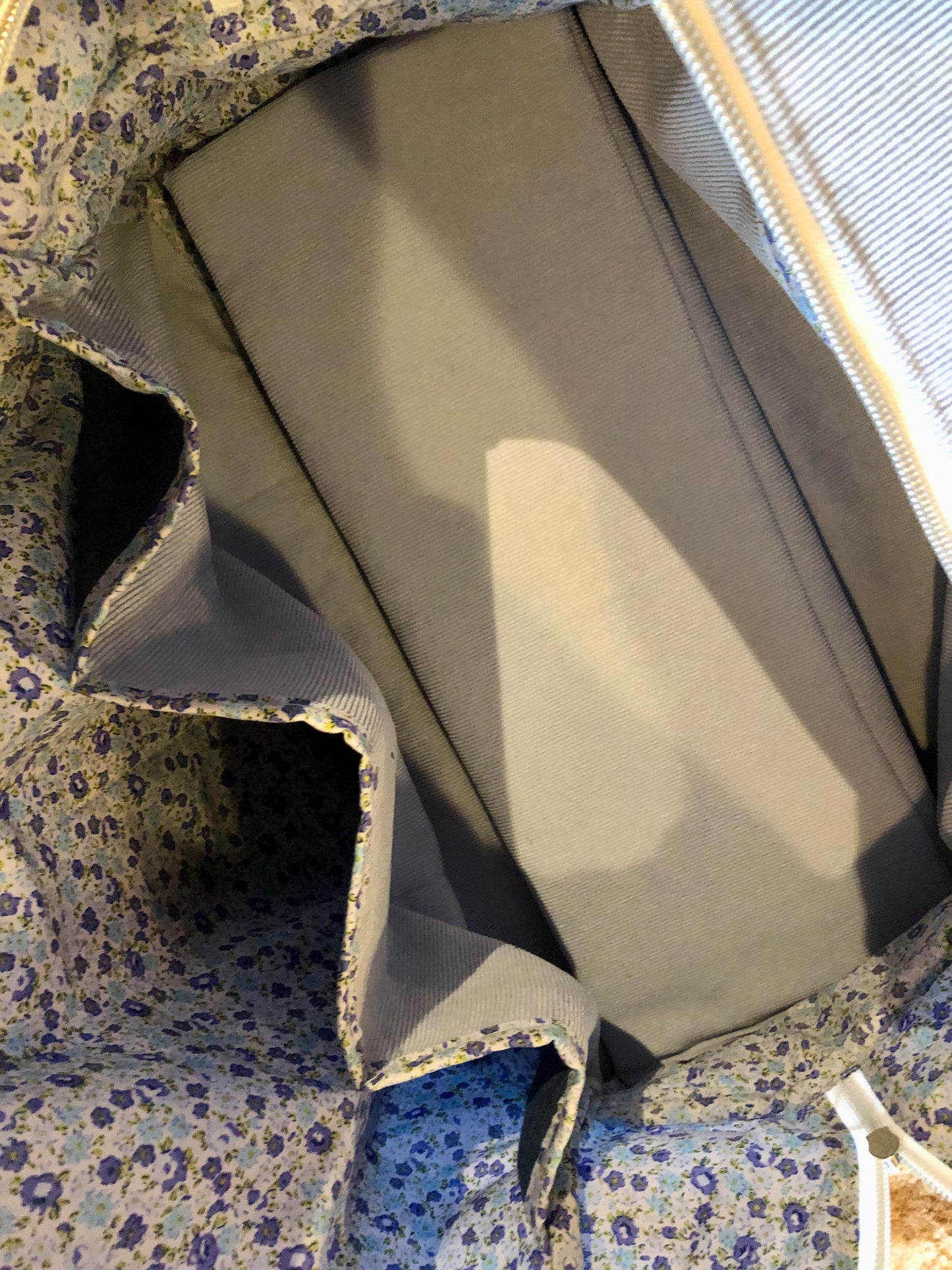 Powder Blue Needle Corduroy Weekend Bag