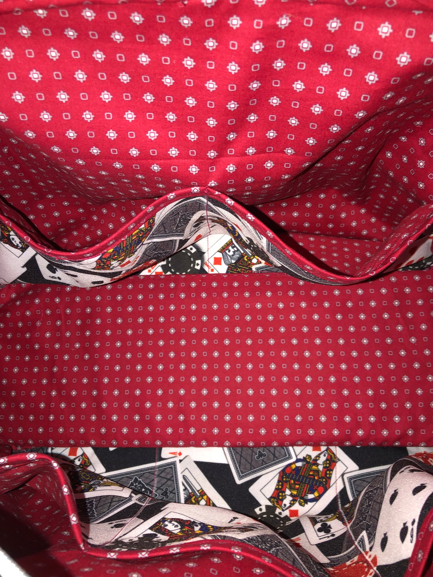 Playing card Print weekend Bag