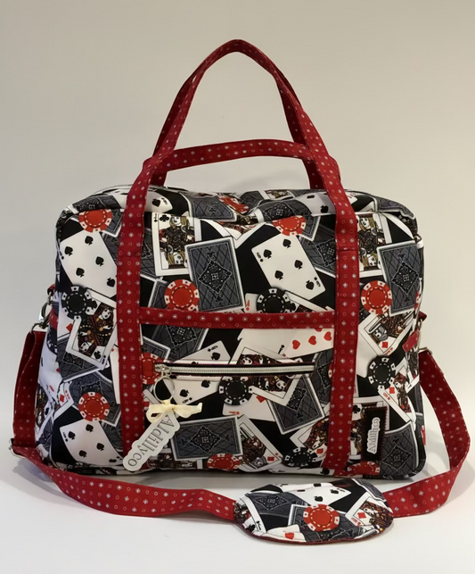 Playing card Print weekend Bag