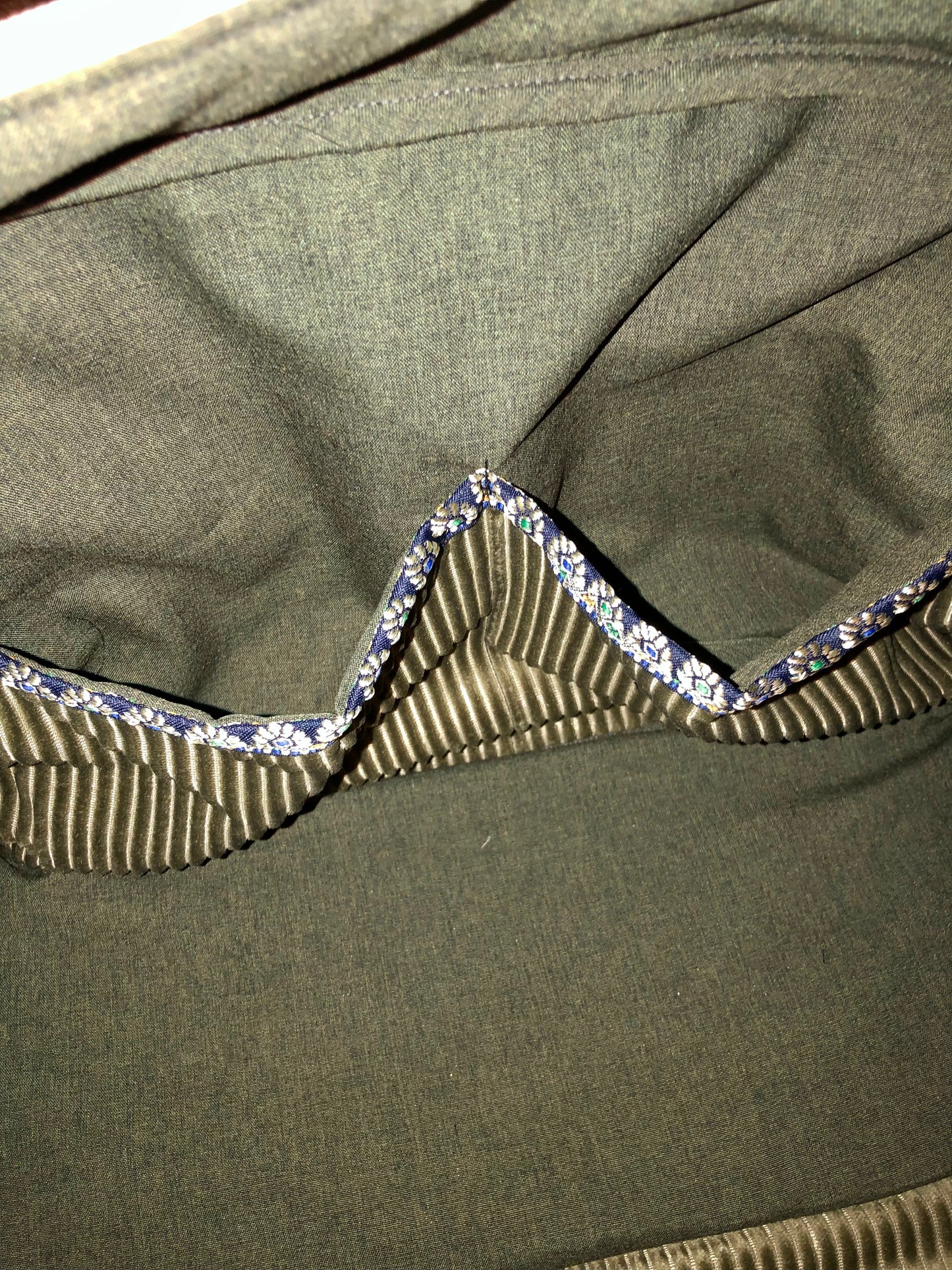 Green Corduroy Weekend Bag