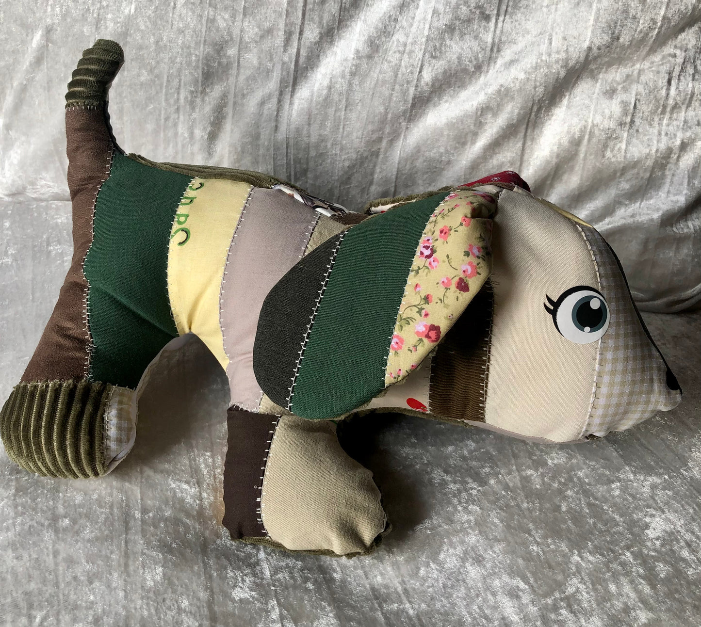 Patchwork Pup Green