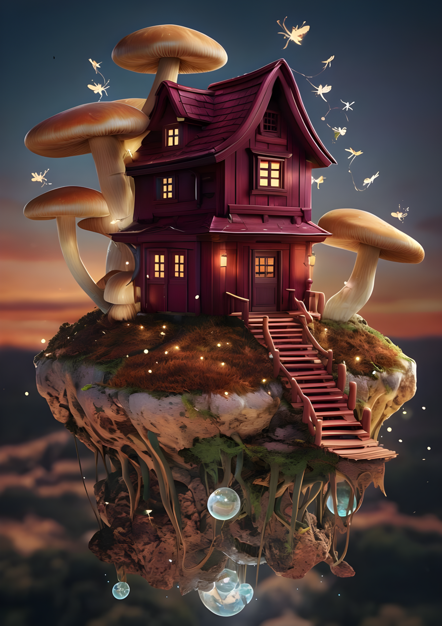 Fantasy Shroom Print