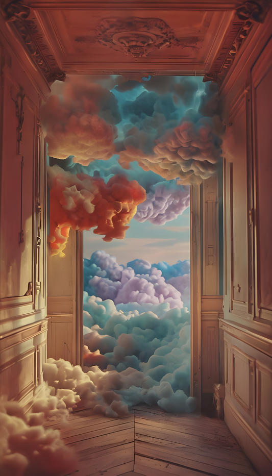 Colourful Clouds Print