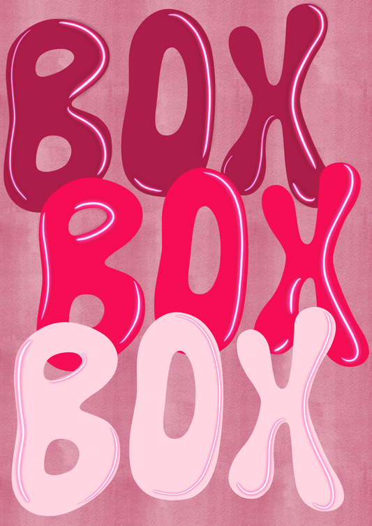 Box Box Box Print
