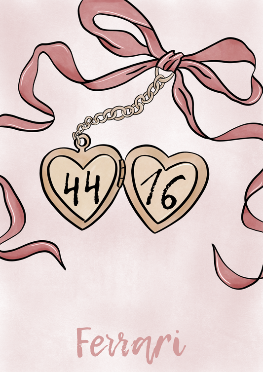 Ferrari Locket Print