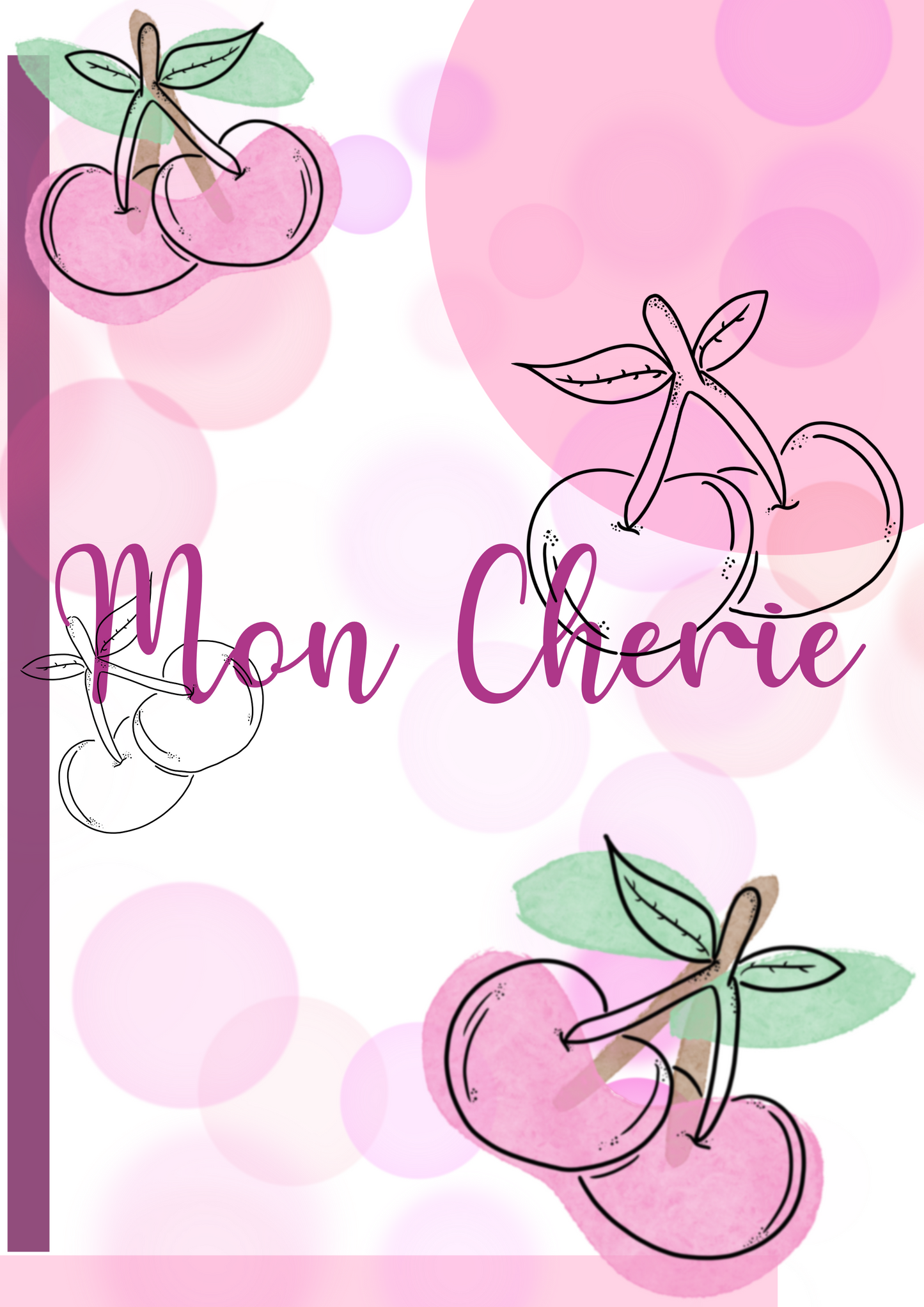 Mon Cherie Cherry Print
